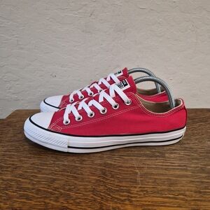 Red Low-Top Sneakers